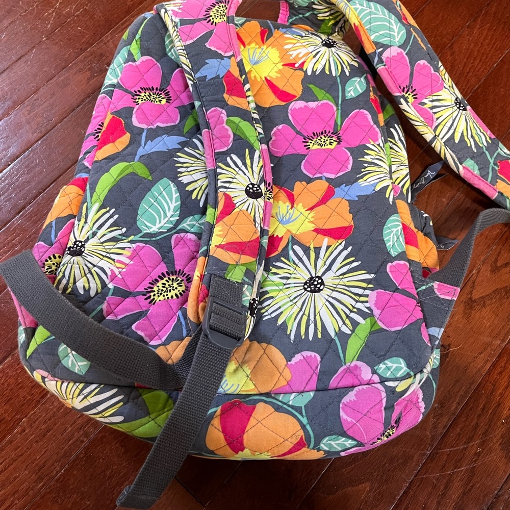 Vera Bradley Jazzy Blooms Diaper Backpack View 4